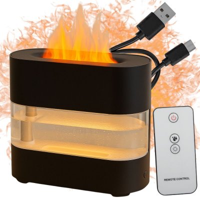 Verk 24616 Aroma difuzér s efektem plamene a dálkovým ovládáním 230 ml – Sleviste.cz