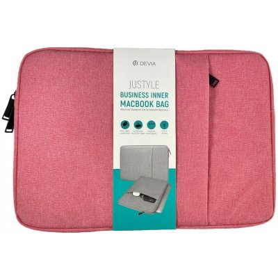 Devia pouzdro Justyle pro Macbook Pro/ Air Retina 13" - Pink, 6938595348464 – Zboží Živě