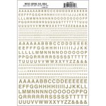 Woodland Scenics propisot písmena Gothic R.R. zlatá MG722 – Zboží Dáma