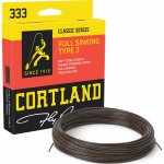 Cortland muškařská šnůra 333 Classic Full Sinking TYPE 3 Brown Fresh/Salt WF7S 90ft – Zboží Dáma