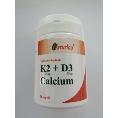 Naturice K2 + D3 Calcium 30 ks – Hledejceny.cz