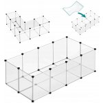 Songmics Chovatelská klec pro králíky 46 x 143 x 71 cm – Hledejceny.cz