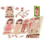 KIK KX5957 puzzle Montessori části těla dívka – Sleviste.cz
