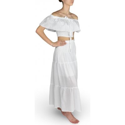 Dámská sukně s topem bílá – Zboží Mobilmania