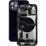 Kryt Apple iPhone 12 Zadní Housing s Malými Díly černý – Zboží Živě