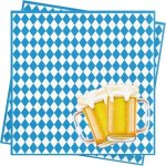 AFYHH Oktoberfest ubrousky 80 kusů 33x33cm – Hledejceny.cz