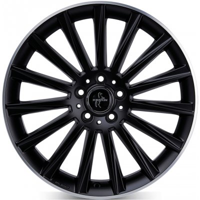 Keskin KT18 7x17 5x114,3 ET40 matt black polished – Hledejceny.cz