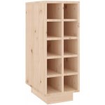 vidaXL Skříňka na víno bílá 23 x 34 x 61 cm masivní borovice – Hledejceny.cz