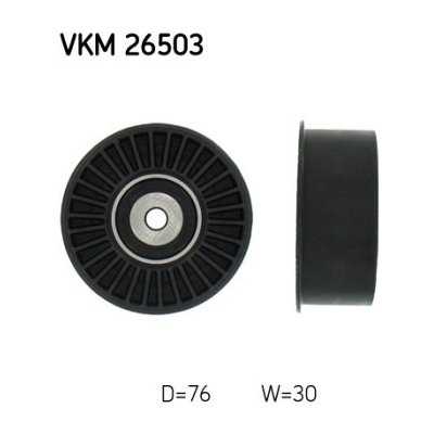 SKF vratná/vodicí kladka, ozubený řemen VKM 26503 – Zboží Mobilmania