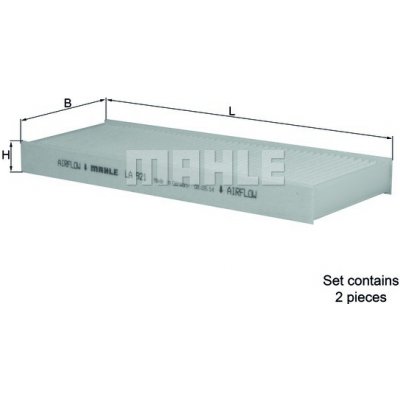 MAHLE ORIGINAL Filtr, vzduch v interiéru LA921S – Hledejceny.cz