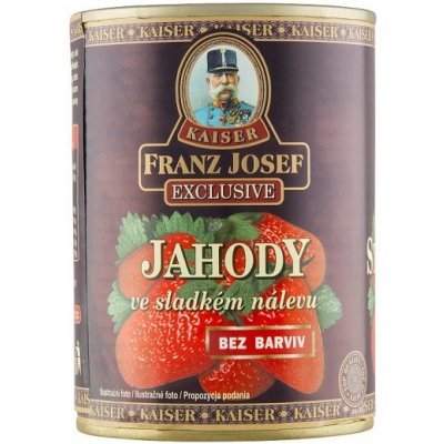 Franz Josef Kaiser Exclusive Jahody ve sladkém nálevu 400 g – Sleviste.cz