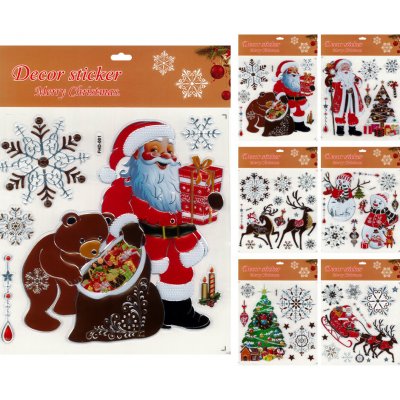 JUNIOR Samolepky 31,5 x 39,5 cm - tradiční vánoční motivy 592522 – Hledejceny.cz