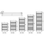 Korado Koralux Linear Classic KLC 1500 mm x 450 mm – Zboží Dáma