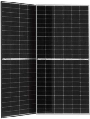 Jinko Solar Fotovoltaický panel 530Wp bifaciální stříbrný rám