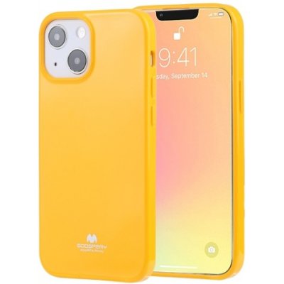 Pouzdro Mercury iPhone 13 Jelly Yellow
