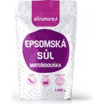 Allnature Epsomská sůl s vitamínem C 1000 g – Zboží Dáma