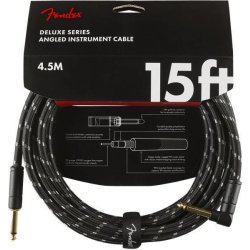 Fender Deluxe Series Instrument Cable S/A 4,5 m Black Tweed