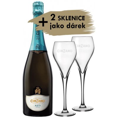 Cinzano Asti D.O.C.G. 7% 0,75 l (holá láhev) – Zboží Dáma