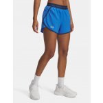 Under Armour dámské kraťasy UA Fly By 3'' Novelty Short modrá – Zboží Dáma