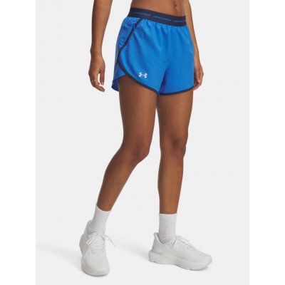 Under Armour dámské kraťasy UA Fly By 3'' Novelty Short modrá – Zboží Dáma