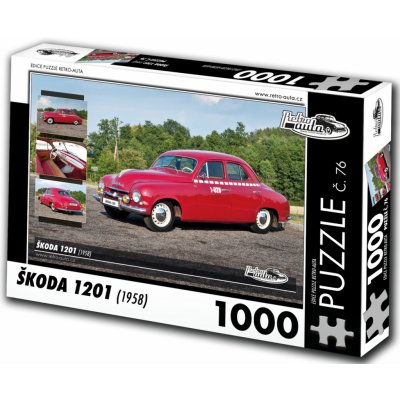 Retro-auta Škoda 1201 1958 1000 dílků – Zbozi.Blesk.cz