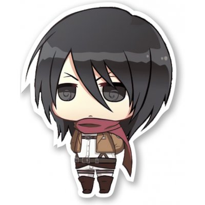 Attack on Titan Samolepka Mikasa – Zboží Živě