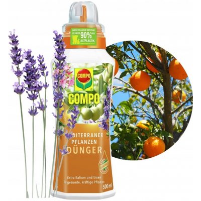 COMPO Tekuté hnojivo pro středomořské rostliny 500 ml – Zboží Mobilmania