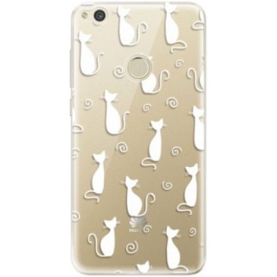 iSaprio Cat pattern 05 - white Huawei P9 Lite (2017) – Zbozi.Blesk.cz