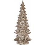 Clayre & Eef Dekorace perníkový stromek Gingerbread Tree - 14*14*30 cm – Hledejceny.cz