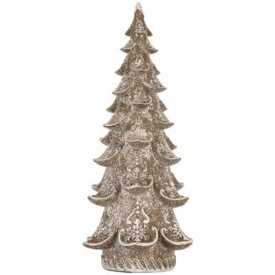Clayre & Eef Dekorace perníkový stromek Gingerbread Tree - 14*14*30 cm – Hledejceny.cz