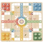 Tooky Toy Hra 2v1 Člověče, nezlob se, Hadi a žebříky pastel – Zboží Mobilmania