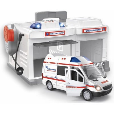 HM Studio Garáž Ambulance 1:32 – Zboží Mobilmania