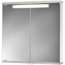 Jokey CENTO 50 LS Zrcadlová skříňka - bílá/hliníková barva - š. 50 cm, v. 65 cm, hl. 14 cm 114311020