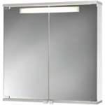 Jokey CENTO 50 LS Zrcadlová skříňka - bílá/hliníková barva - š. 50 cm, v. 65 cm, hl. 14 cm 114311020 – Zboží Mobilmania