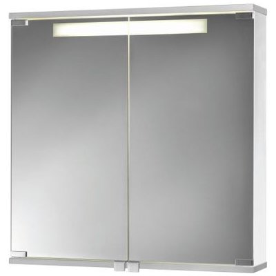Jokey CENTO 50 LS Zrcadlová skříňka - bílá/hliníková barva - š. 50 cm, v.  65 cm, hl. 14 cm 114311020 od 2 650 Kč - Heureka.cz