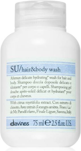 Davines SU hair and body wash – mycí šampon na tělo a vlasy 75 ml
