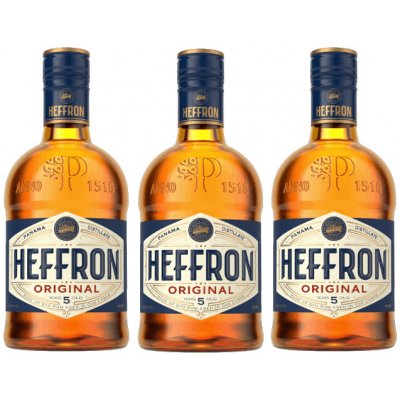 Heffron Panama 5y 38% 3 x 0,5 l (holá láhev) – Hledejceny.cz