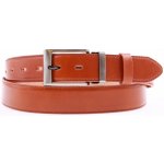 Špongr pánský kožený opasek do obleku 3550 koňakově hnědý – Sleviste.cz