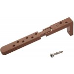 Wolfcraft ukončovací set TERASA - skryté spoje: 10 koncových spojek + 60 šroubů 6973000 – Sleviste.cz