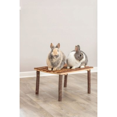 Trixie Přístřešek pro morčata/králíky 45 x 27 x 35 cm přírodní dřevo s kůrou – Sleviste.cz