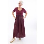 Italy fashion Dlouhé šaty ROSA Vínová – Hledejceny.cz
