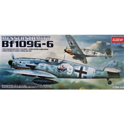 Academy Messerschmitt Bf 109G6 1:72 – Zboží Dáma