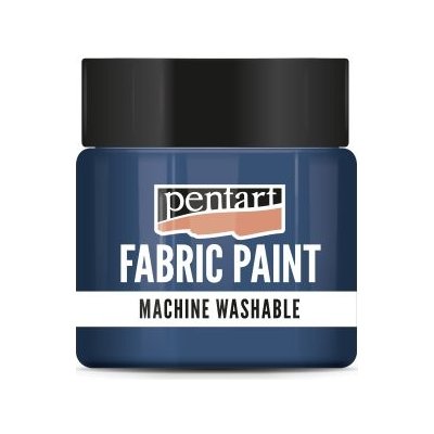Pentart barva na světlý a tmavý textil 50 ml tmavá modrá – Zboží Mobilmania