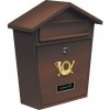 Poštovní schránka Vorel Poštovní schránka se stříškou 380x320x105mm hnědá, TO-78582