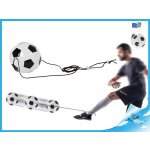 Fotbalový trenažér míč 19cm na pružném laně v síťce – Zboží Živě