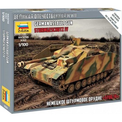 Zvezda Snap Kit tank 6284 German StuG IV 1:100