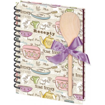Kniha na recepty A5 s vařečkou Spice 961004 – Zboží Mobilmania