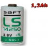 Baterie primární Saft LS14250 1/2AA 3,6V/1200mAh 01006