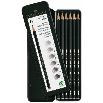 Faber-Castell 9000 6 ks – Zboží Živě