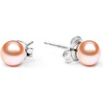 Gaura Pearls s růžovou říční perlou Chloe I stříbro EFB06/P růžová – Sleviste.cz